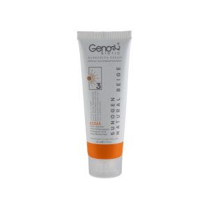 کرم ضد آفتاب رنگی ژنو بایوتیک با SPF50 مناسب پوست چرب و مختلط حجم 50 ملی لیتر
