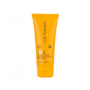 کرم ضد آفتاب و ضد لک بی رنگ لافارر مدل SPF30 مناسب پوست نرمال و خشک حجم 40 میلی لیتر