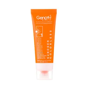 ضد آفتاب ژنوبایوتیک بی رنگ پوست چرب و مختلط مدل Sunogen با SPF50