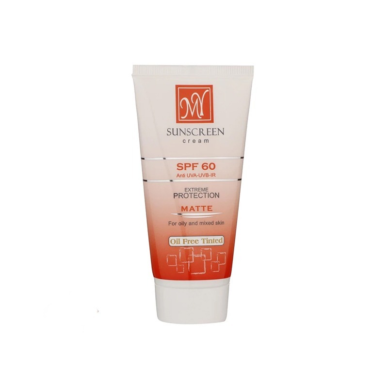 کرم ضد آفتاب مای فاقد چربی رنگی SPF60 مناسب پوست چرب و مختلط 50 میل