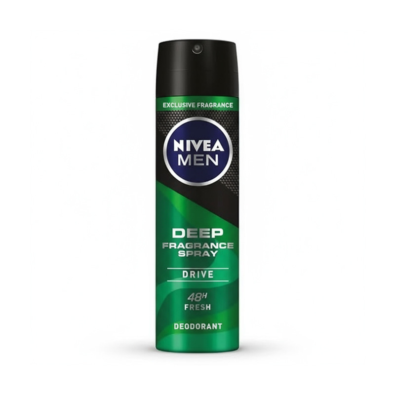 اسپری دئودورانت مردانه نیوا Nivea مدل Deep Fragrance Drive 48H Fresh