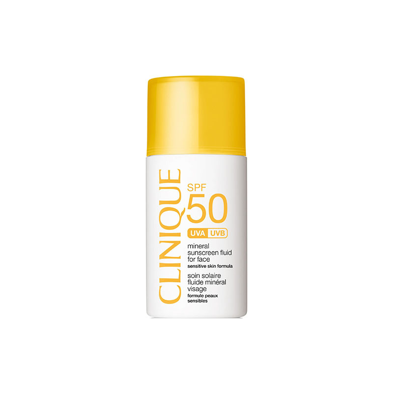 فلوئید ضد آفتاب مینرال spf 50 کلینیک حجم ۳۰ میل